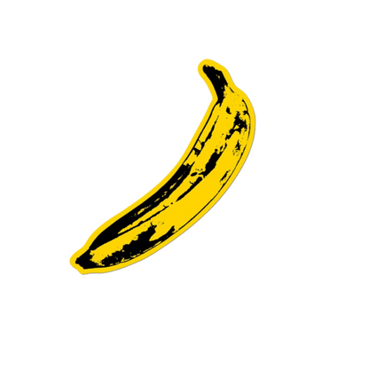 Durable vinyl, die-cut Banana Sticker
