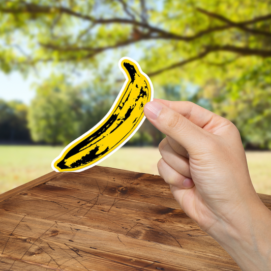 Banana Sticker - Durable, Vinyl