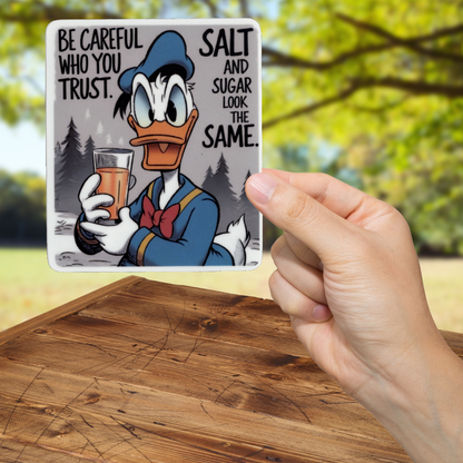 Be Careful Sticker - Durable, Vinyl