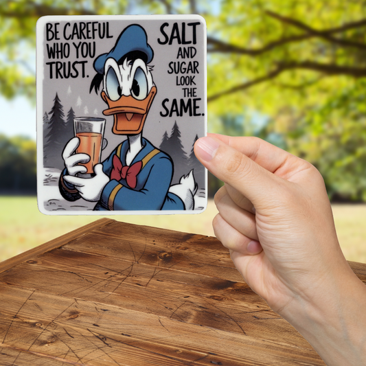 Be Careful Sticker - Durable, Vinyl