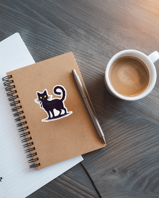 Black Cat Sticker