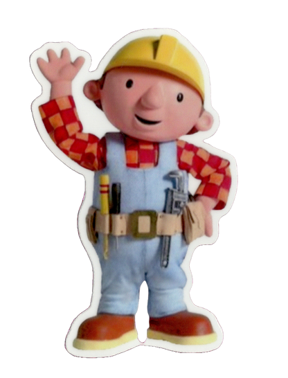 Durable vinyl, die-cut Bob Sticker