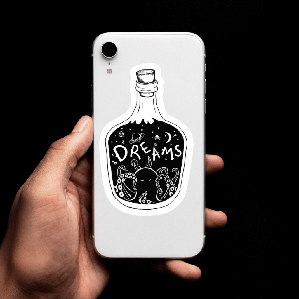 Our Bottle Of Dreams Sticker! High-quality, vinyl die-cut, sticker.