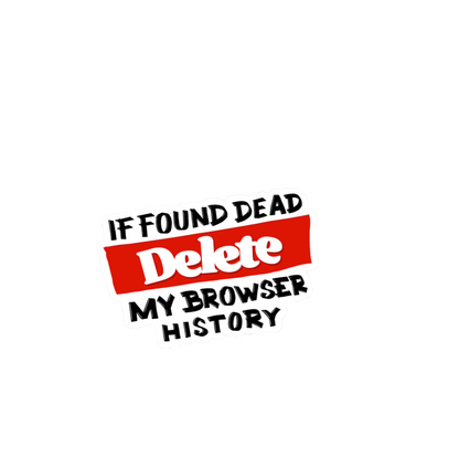 Durable vinyl die-cut Browser Sticker