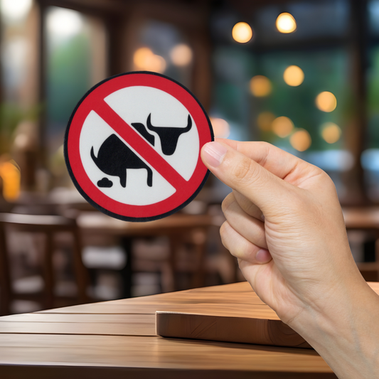 No Bull Shit Sticker - Durable, Vinyl