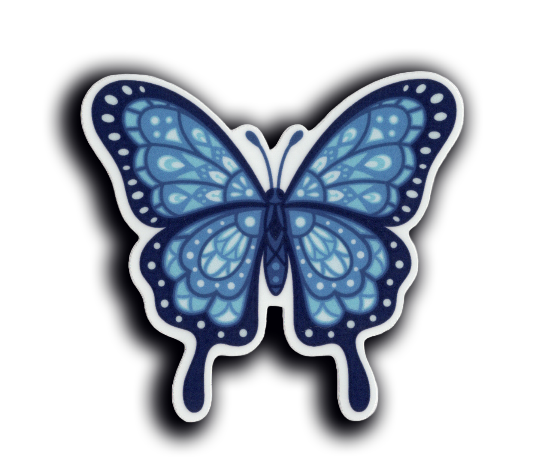 Durable vinyl, die-cut Butterfly Sticker