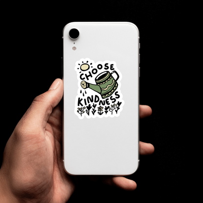 Durable vinyl, die-cut Choose Kindness Sticker