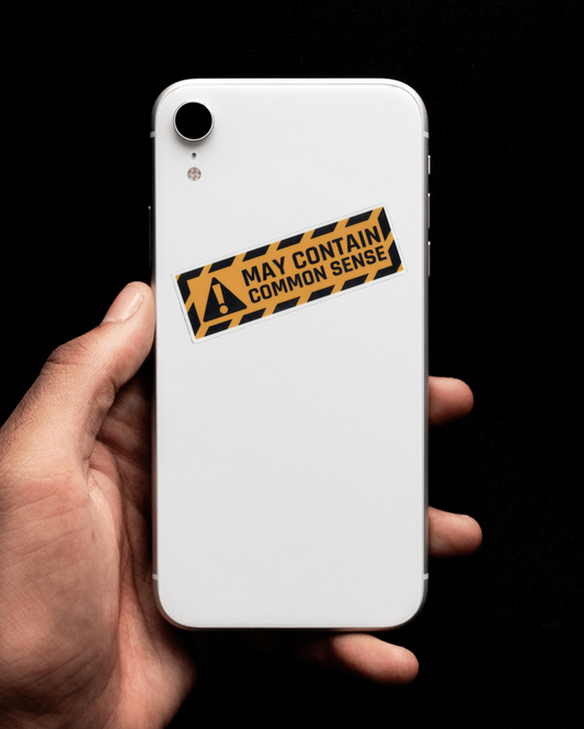Common-Sense Sticker