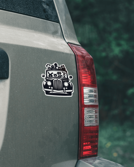 Critter Car Sticker