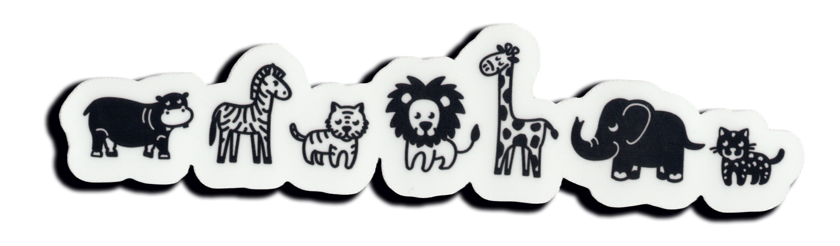 Durable vinyl, die-cut Critters 2 Sticker