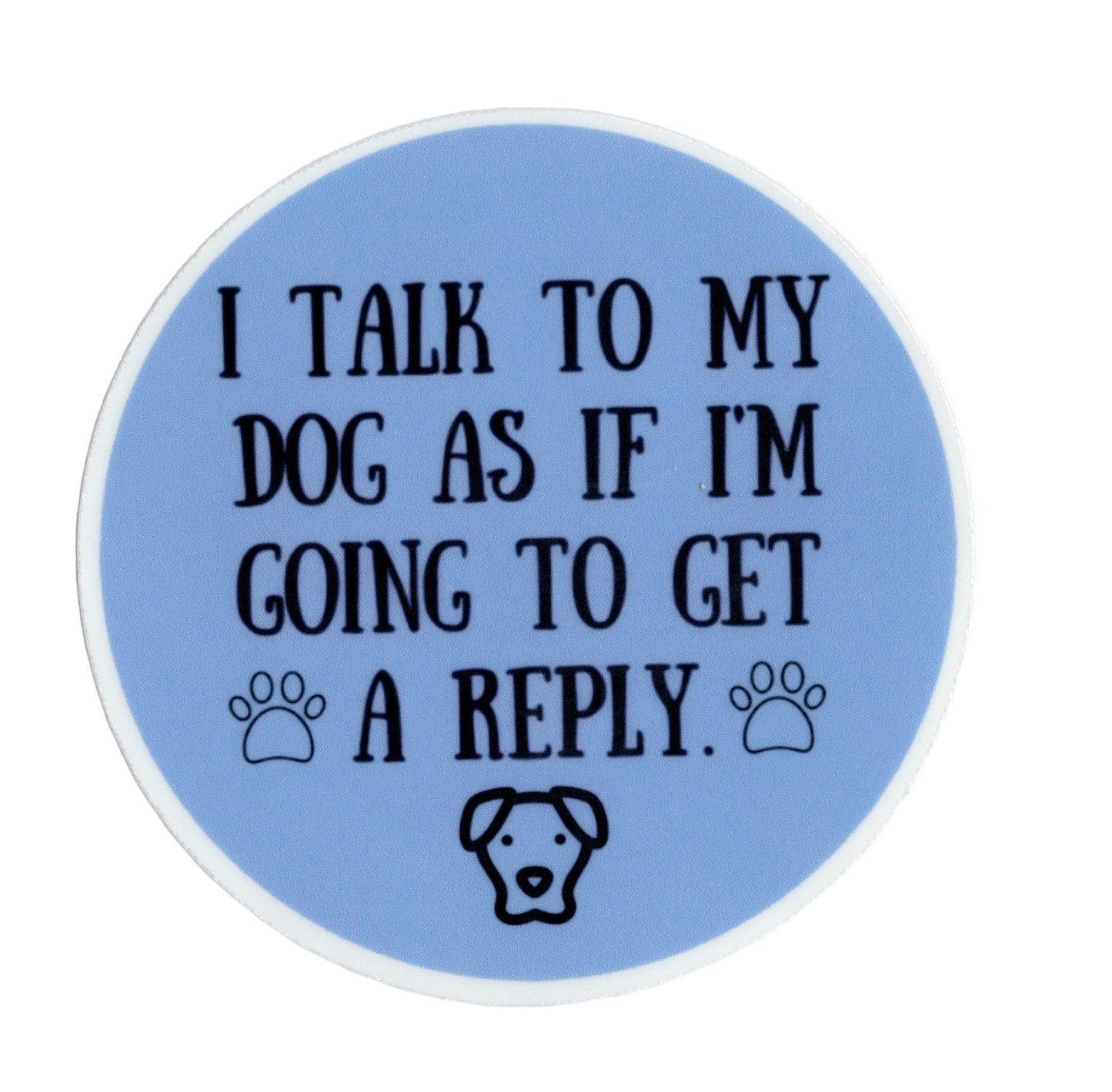 Dog Talk Sticker