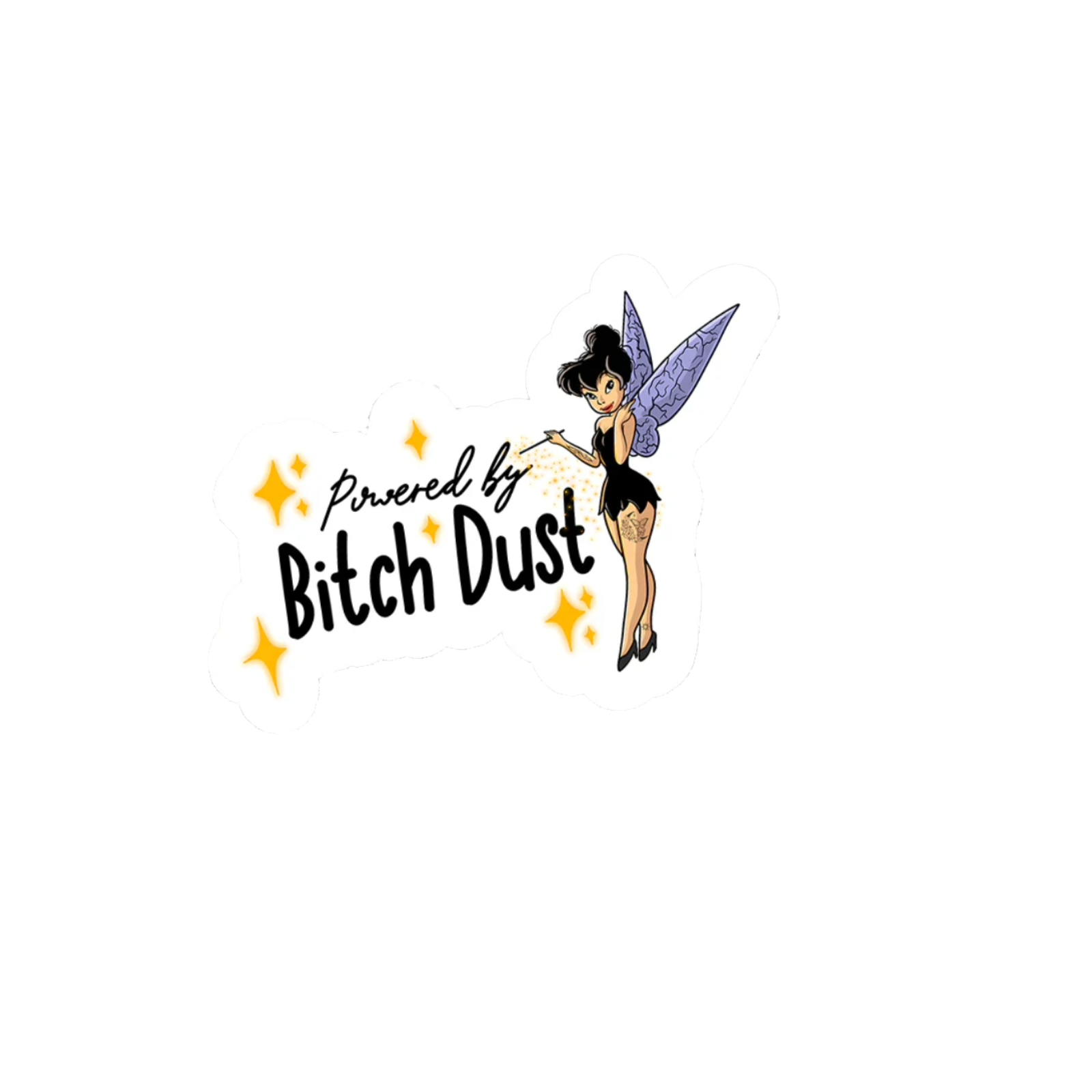 Durable vinyl die-cut Dust Sticker