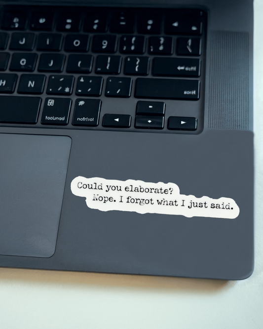 Elaborate Sticker