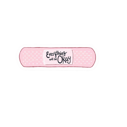 Our Everything OK Sticker! unique, high-quality, vinyl die-cut, eco-friendly stickers