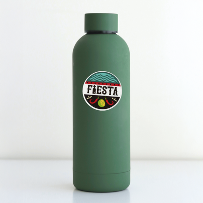 Durable, vinyl, die-cut, Fiesta Sticker.