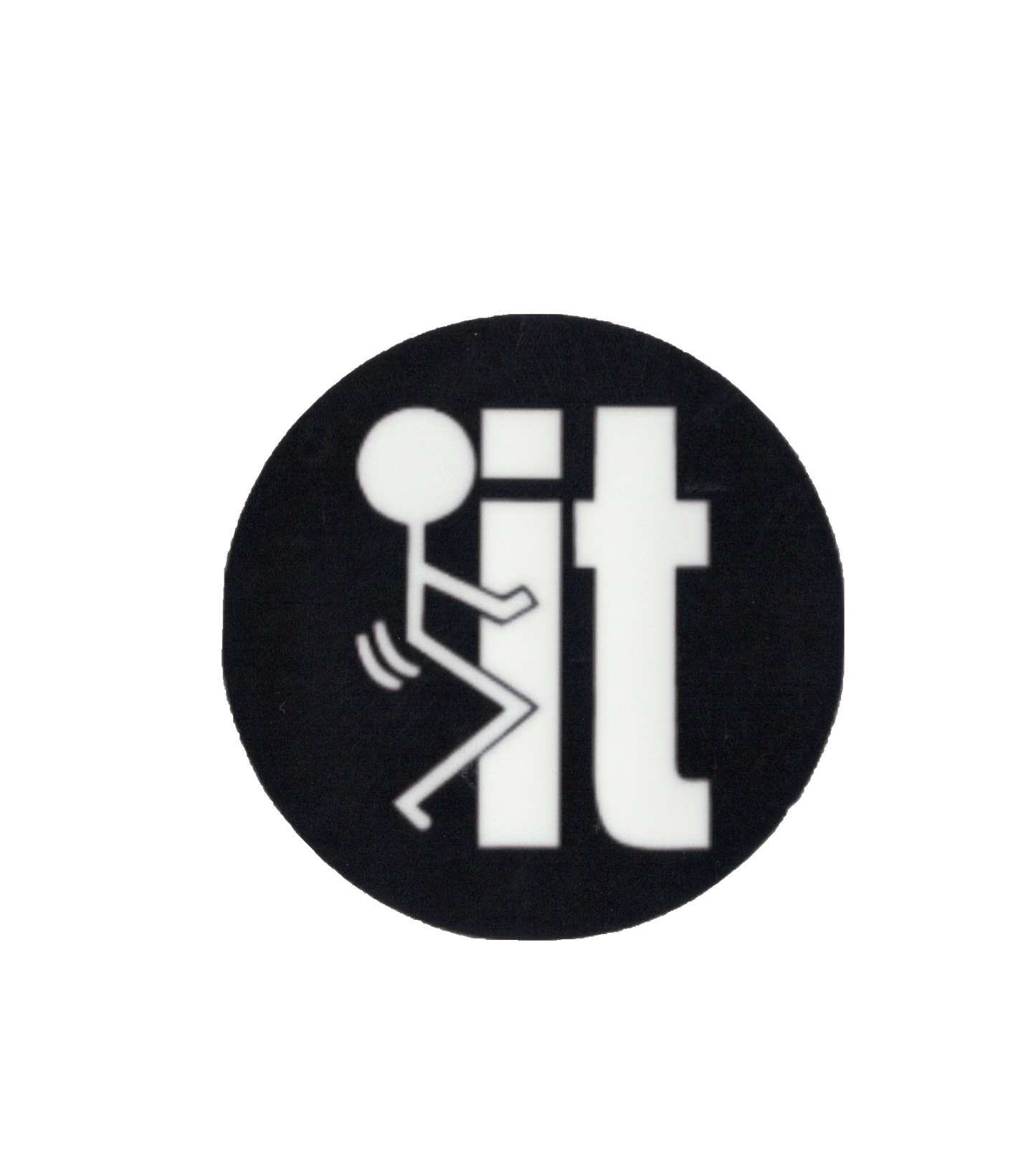 Durable, vinyl, die-cut, Fk It Sticker
