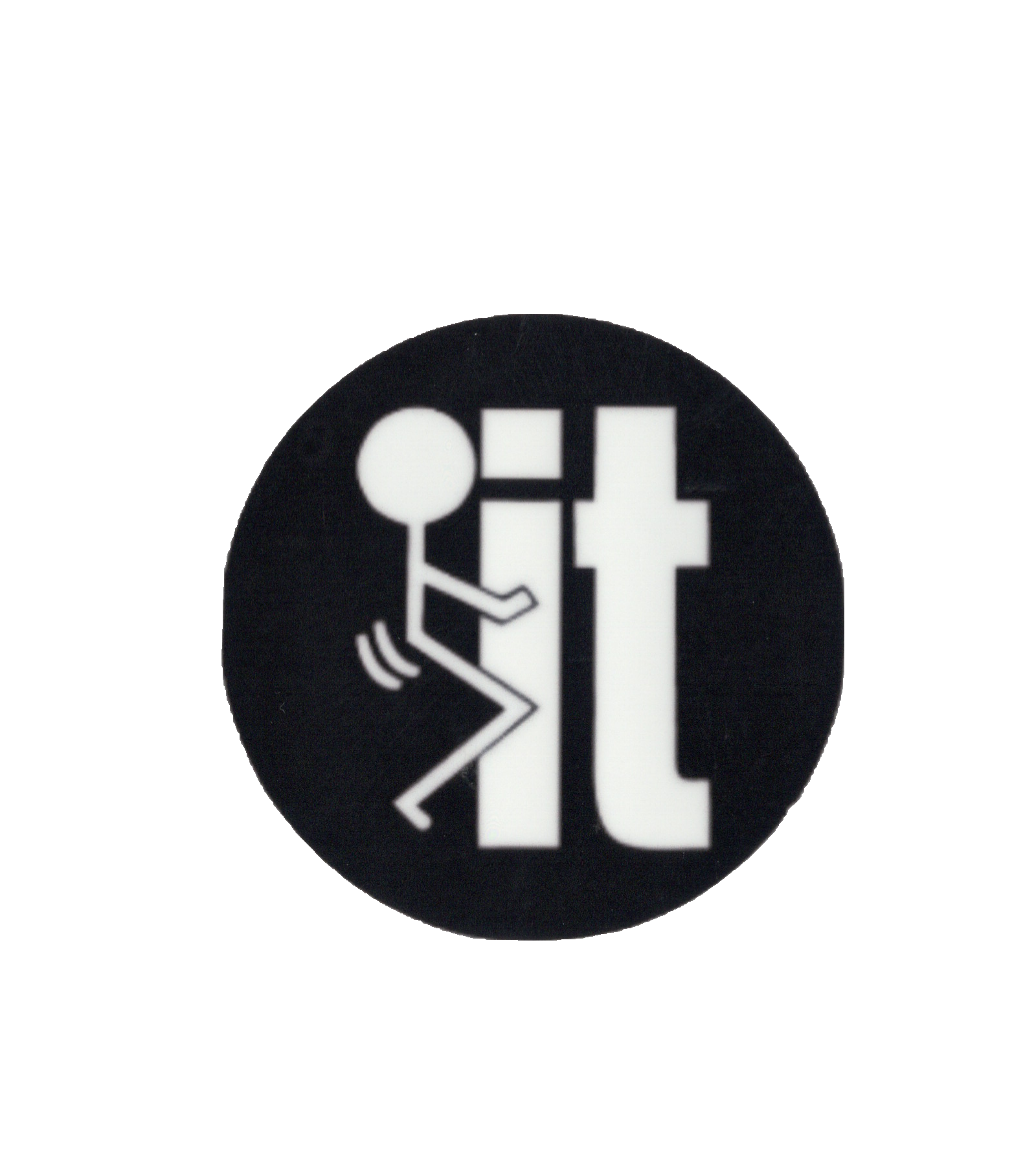 Durable, vinyl, die-cut, Fk It Sticker