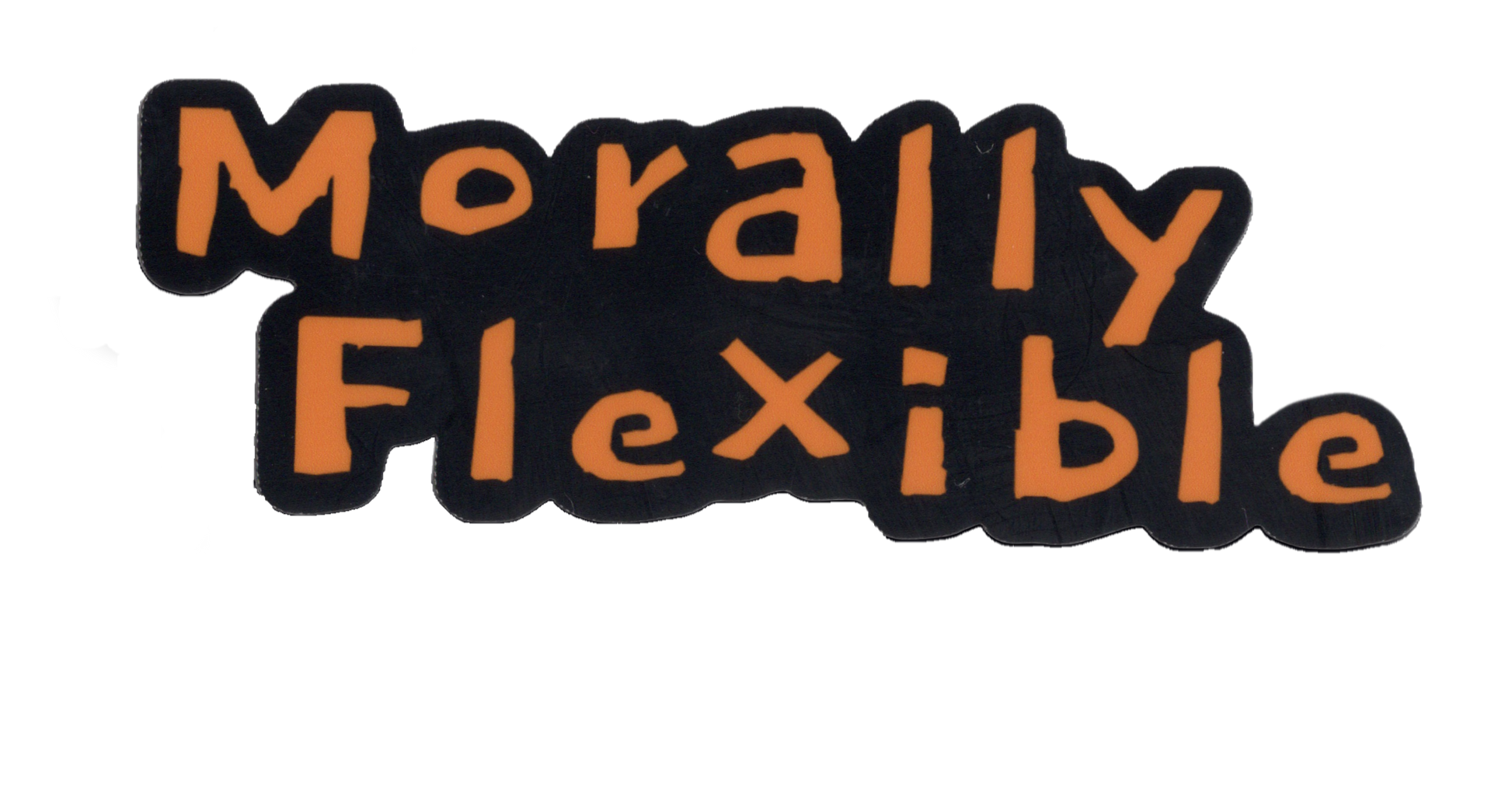 Durable vinyl, die-cut Flexible Sticker