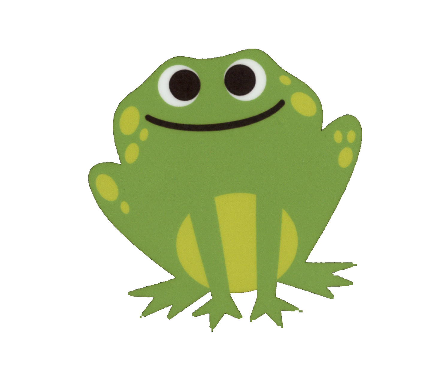 Durable vinyl, die-cut Frog Sticker
