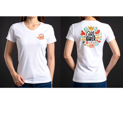 Ollie's: Girl Power T-Shirt - 100% Cotton