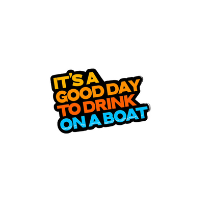 Durable vinyl die-cut Good Day Sticker