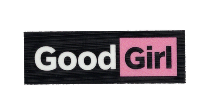 Durable vinyl die-cut Good Girl Sticker