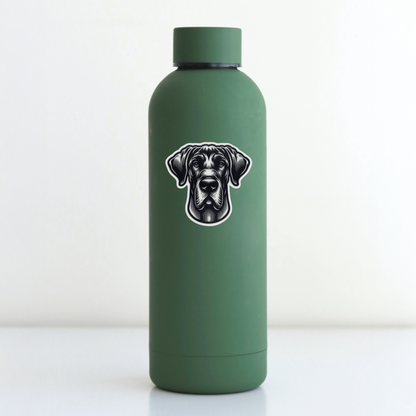 Durable, vinyl, die-cut, Great Dane Sticker.