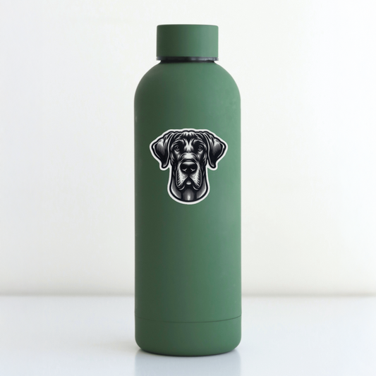 Durable, vinyl, die-cut, Great Dane Sticker.