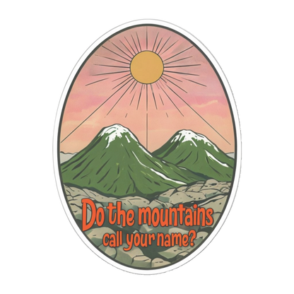 Durable vinyl, Green Mountains Sticker