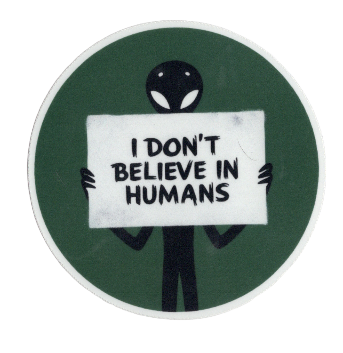 Durable vinyl die-cut Humans Sticker