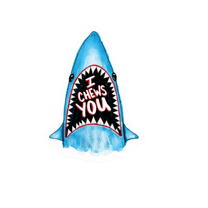 Our I Chews You Sticker! unique high-quality, vinyl, die-cut, eco-friendly stickers