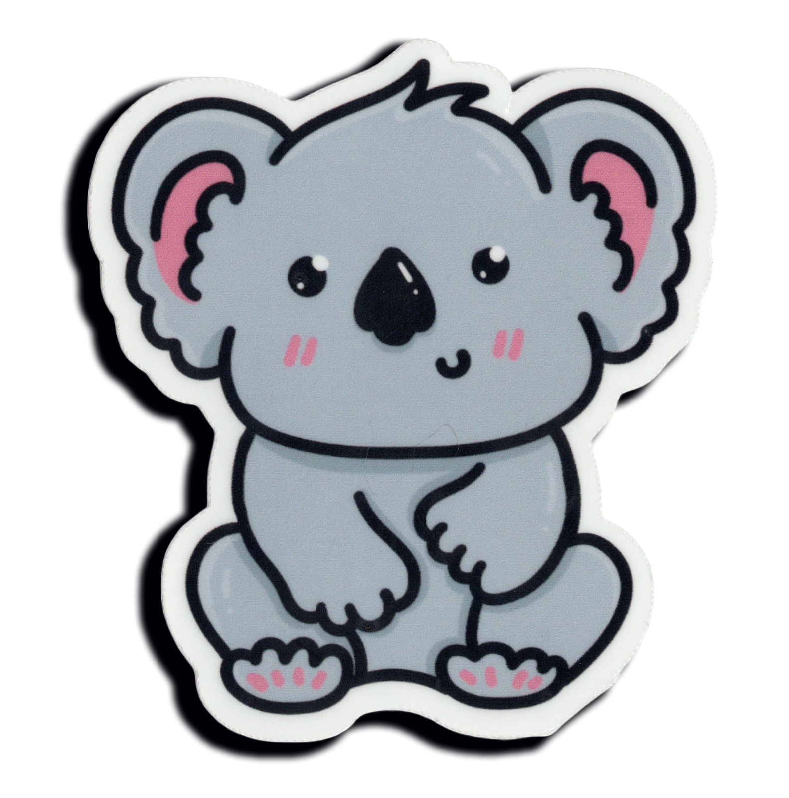 Durable vinyl, die-cut Koala Sticker