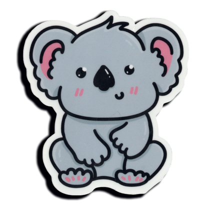 Durable vinyl, die-cut Koala Sticker