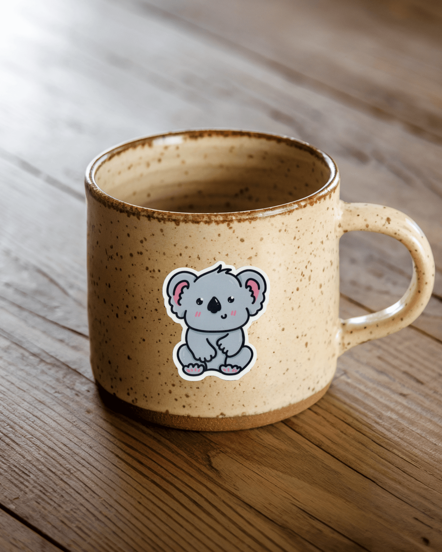 Durable vinyl, die-cut Koala Sticker