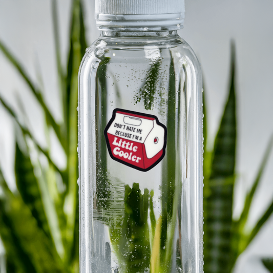 Durable, vinyl, die-cut, Little Cooler Sticker.