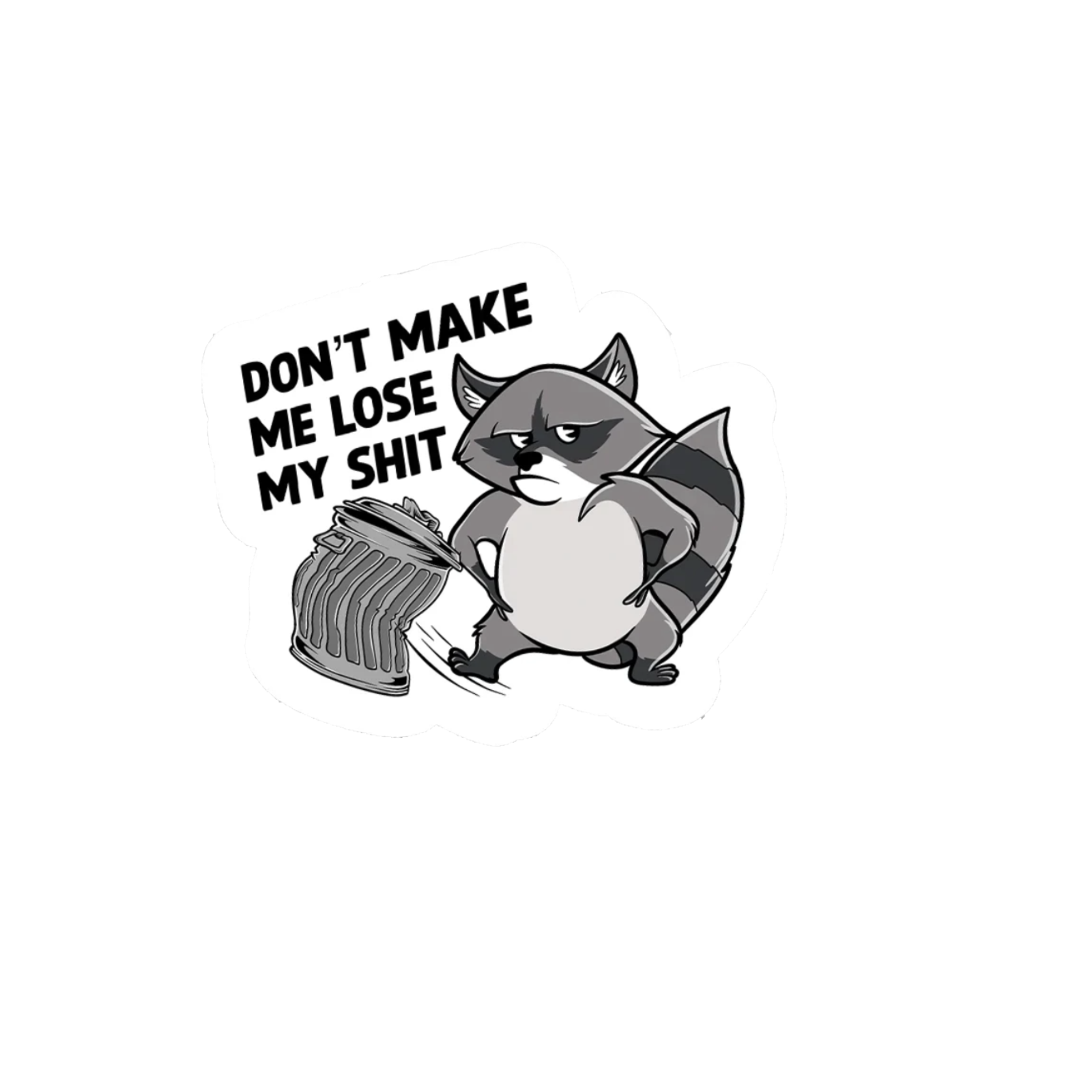 Durable vinyl die-cut Me Lose Sticker