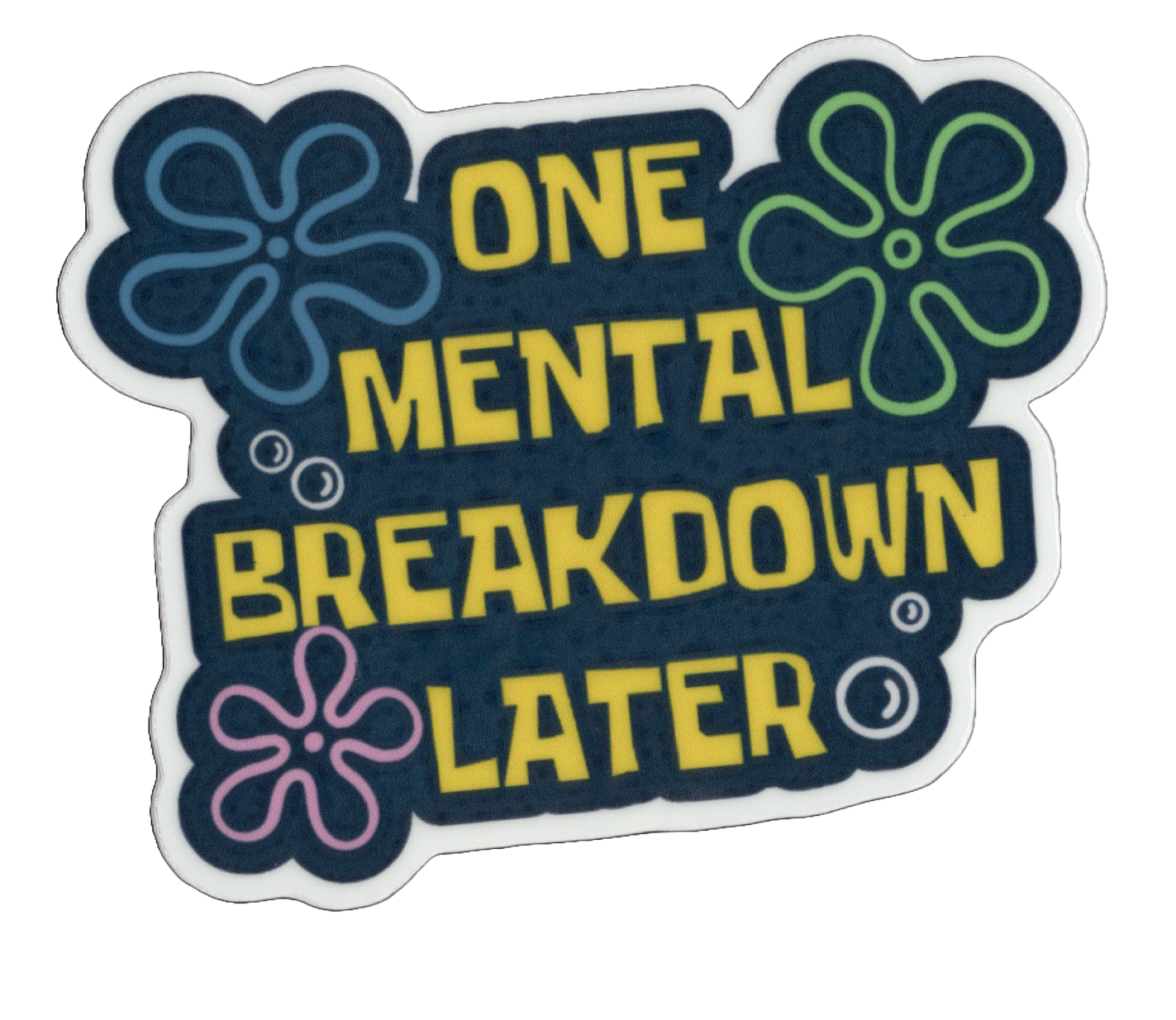 Durable vinyl, die-cut Mental 2 Sticker