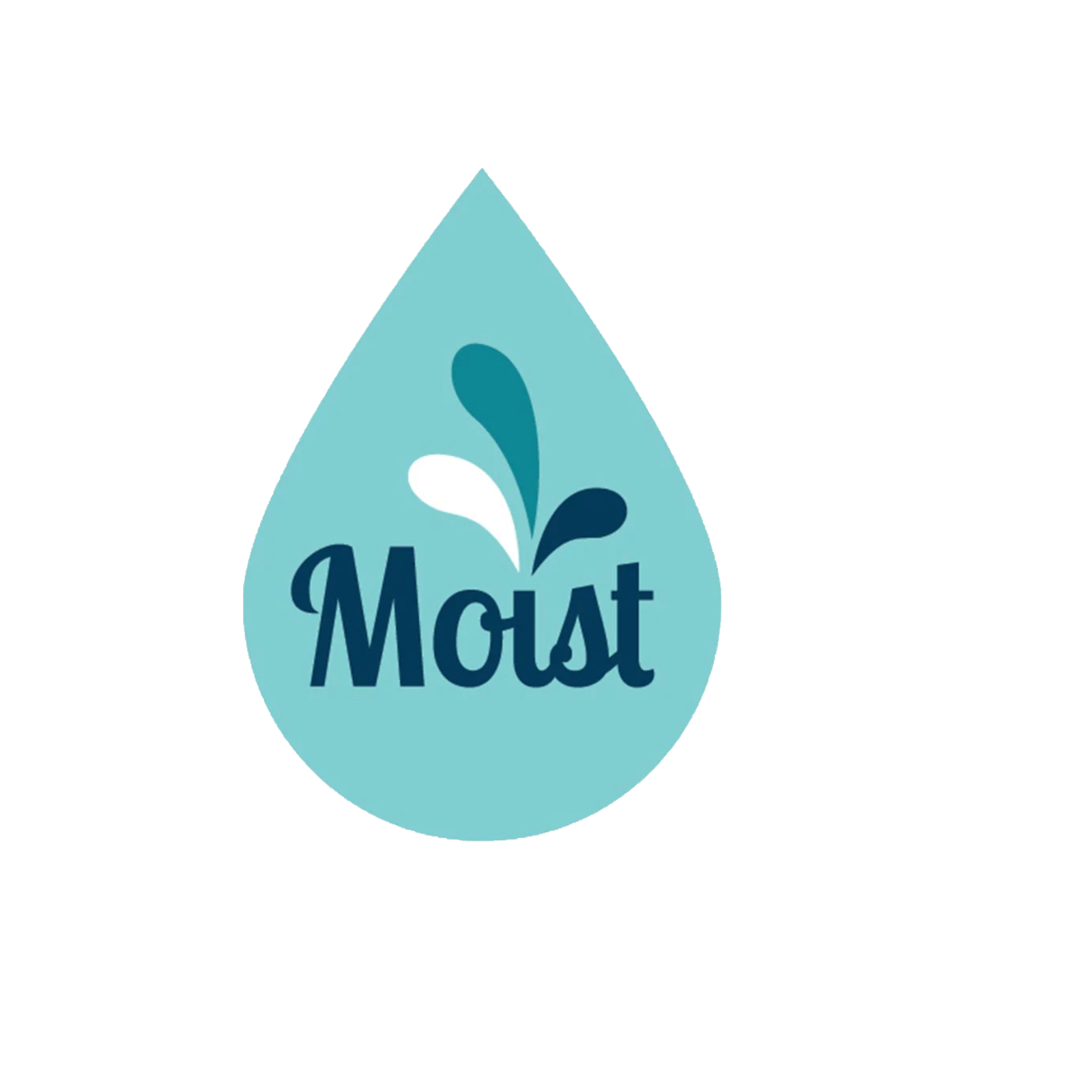 Durable vinyl die-cut Moist Sticker