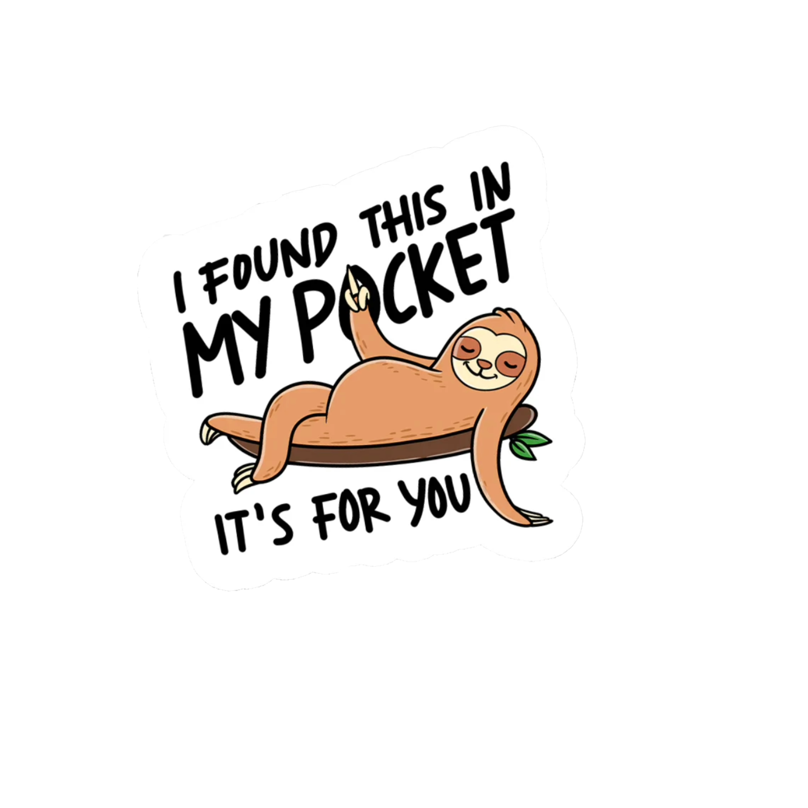 Durable vinyl die-cut My Pocket Sticker