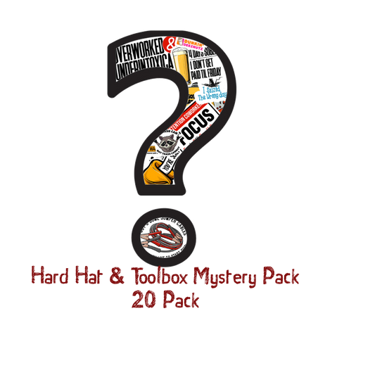 Hard Hat Mystery Sticker 20 Pack