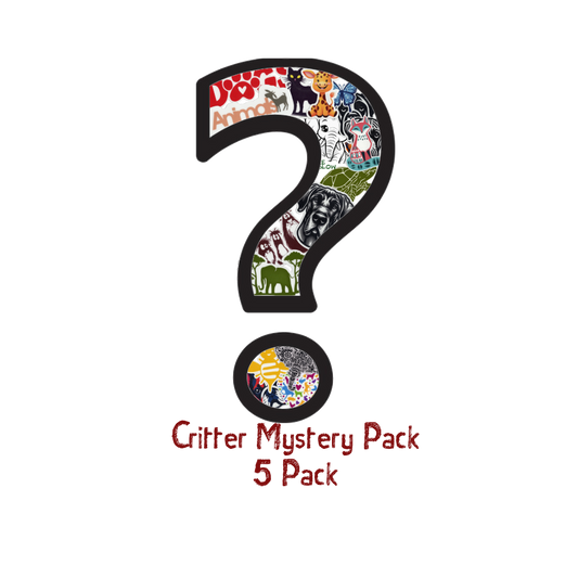 Critter Mystery Sticker 5 Pack
