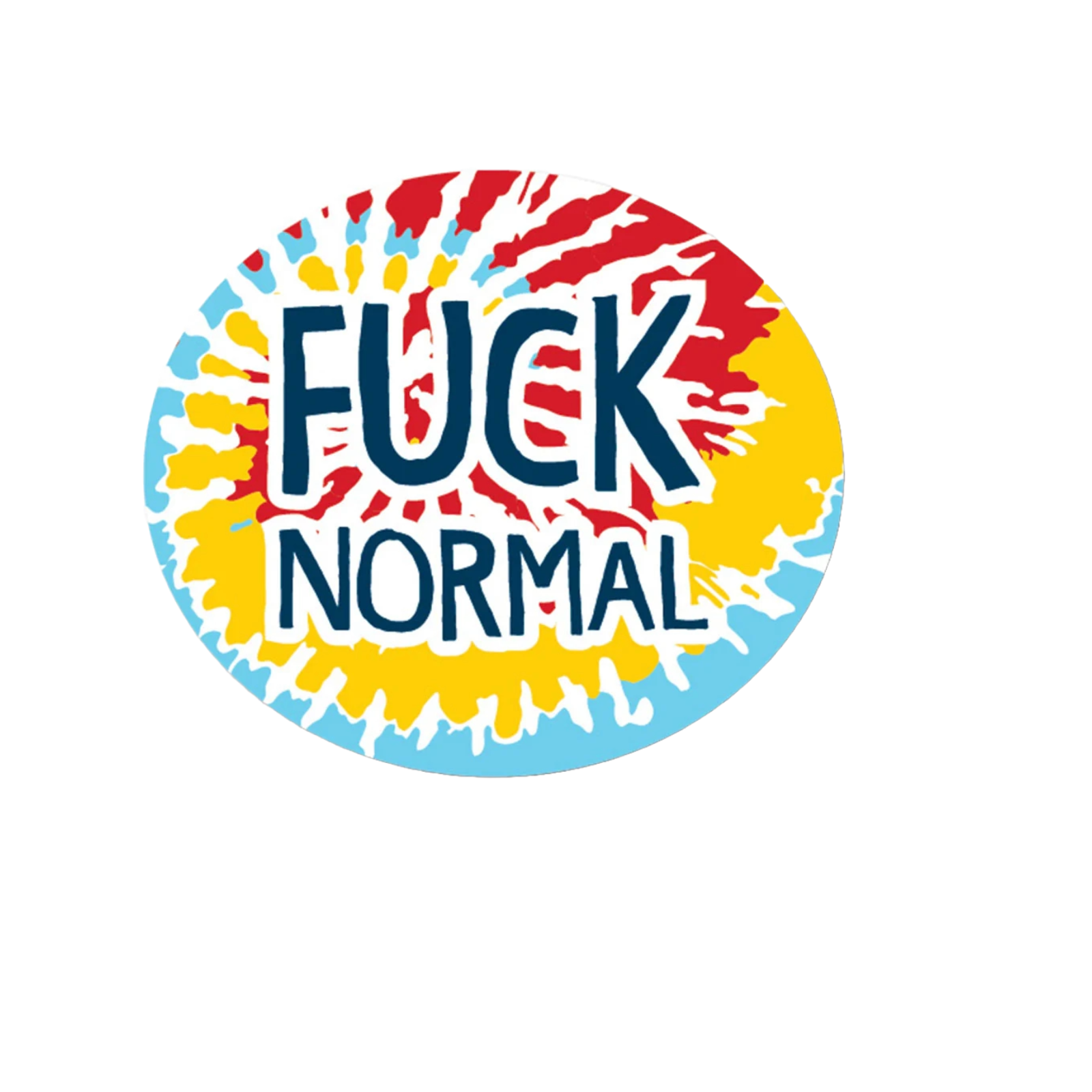 Durable vinyl, die-cut Normal Sticker