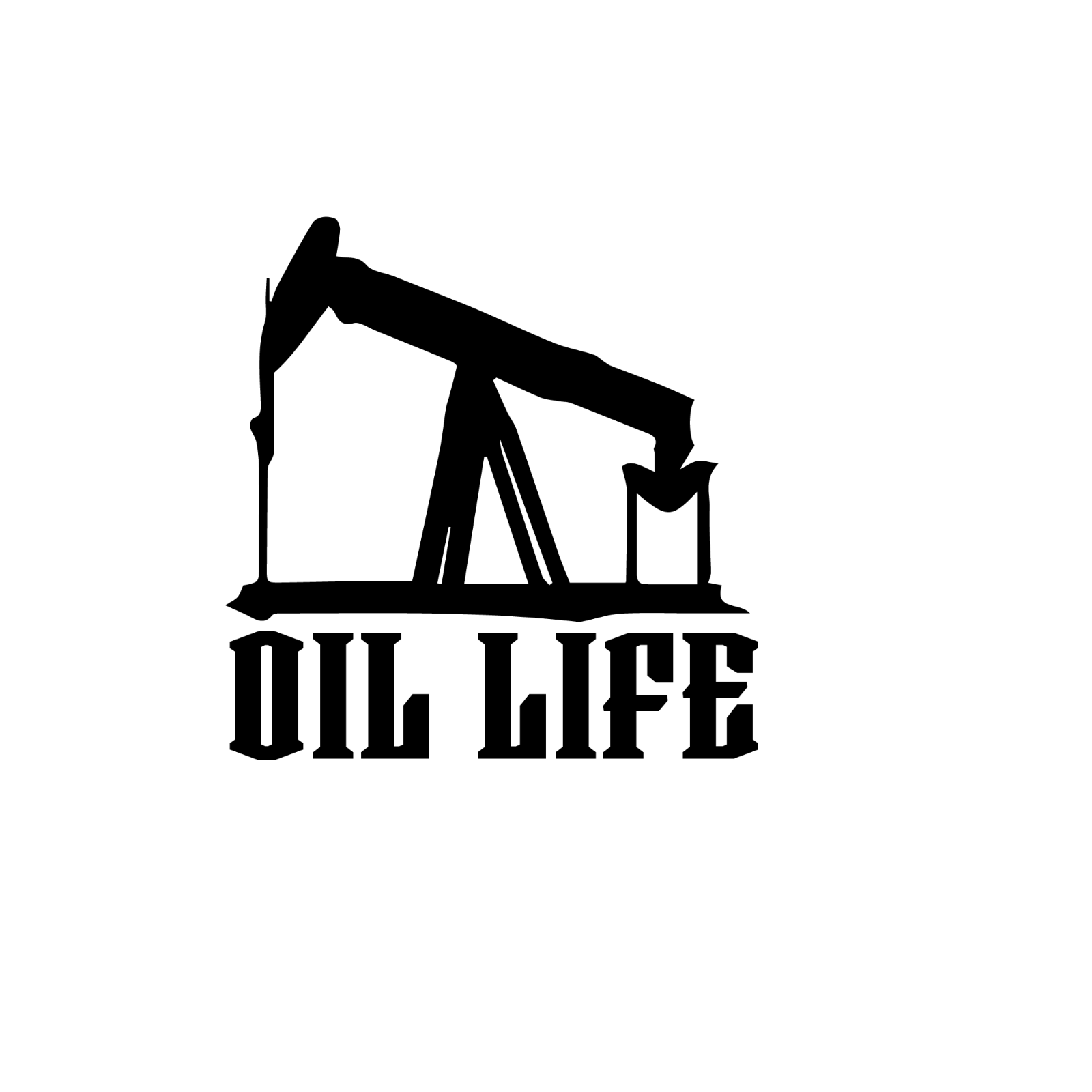 Durable vinyl, die-cut Oil Life Sticker