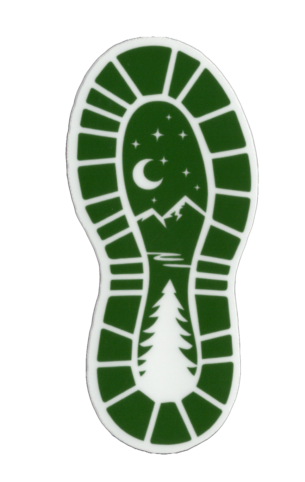 Durable vinyl, die-cut Outdoor Boot Sticker