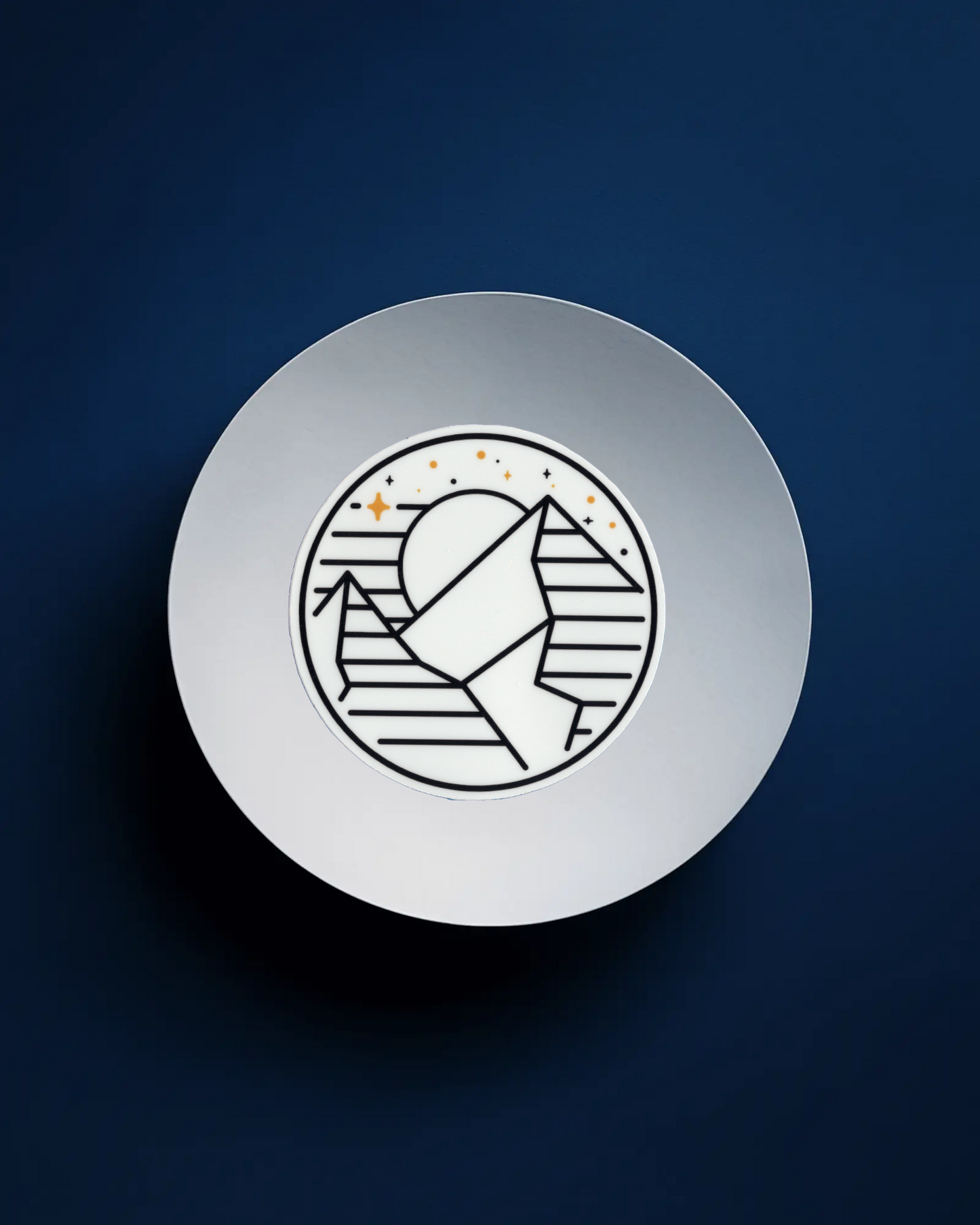 Durable vinyl, die-cut Outdoors Sticker