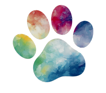 Durable vinyl, die-cut Paw 2 Sticker