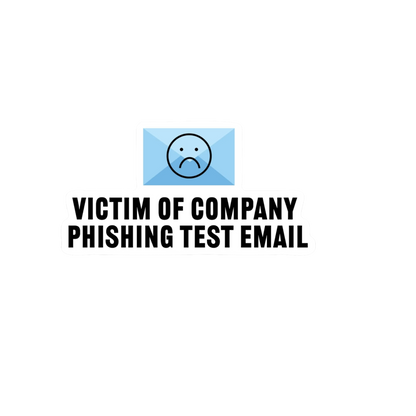 Durable, die-cut Phishing Test Email Sticker