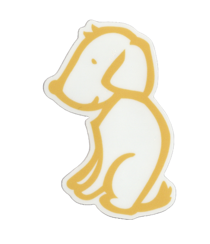 Durable vinyl, die-cut Puppy 5 Sticker