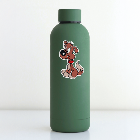 Durable, vinyl, die-cut, Puppy 8 Sticker.
