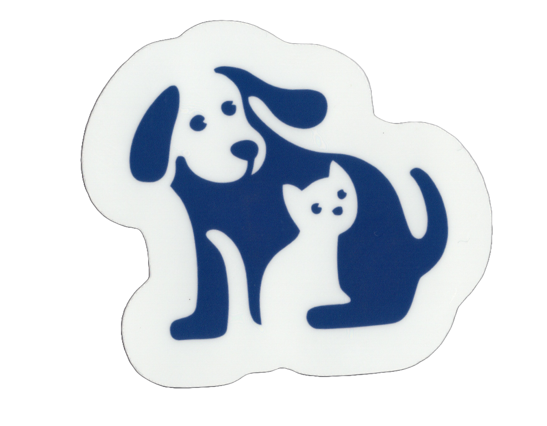 Durable vinyl, die-cut Puppy Kitten 2 Sticker